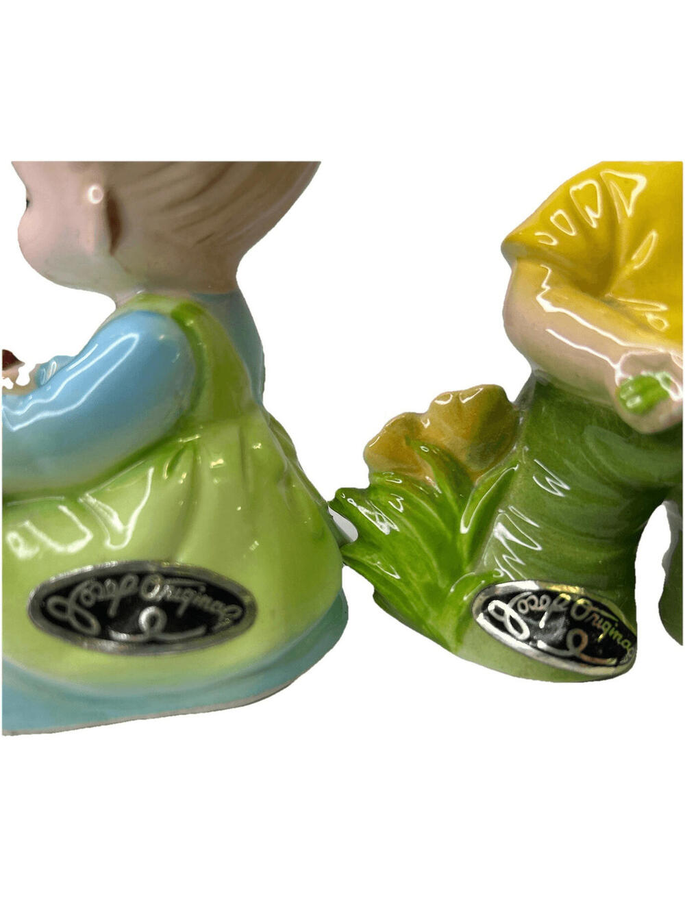 Josef Originals Happiness Is New Crayons & Happiness Is Flowers Figurines Vtg - Picture 11 of 13